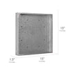 Magnetic Tic Tac Toe Wall Game & Message/Memo Board (15” x 15”)